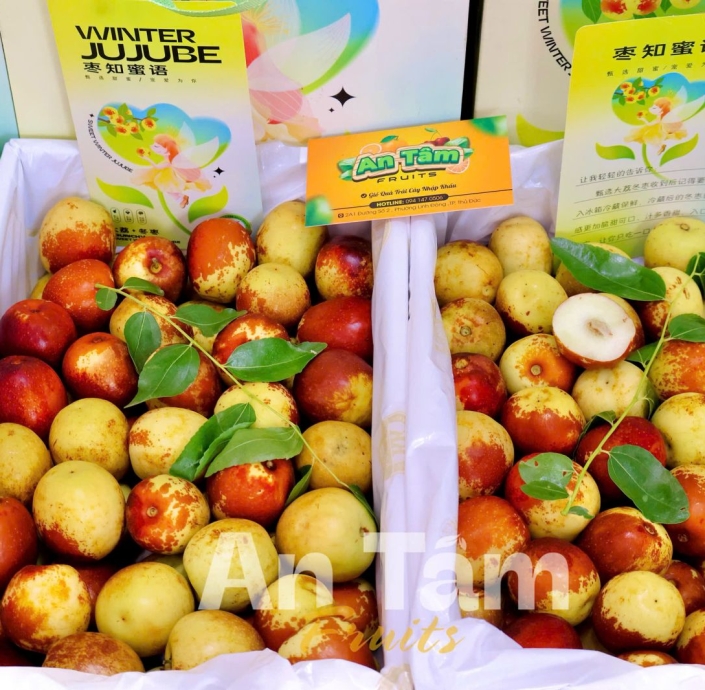 BOX HỒNG TÁO 1 KG RƯỠI KÈM TÚI GIẤY QUÀ TẶNG 