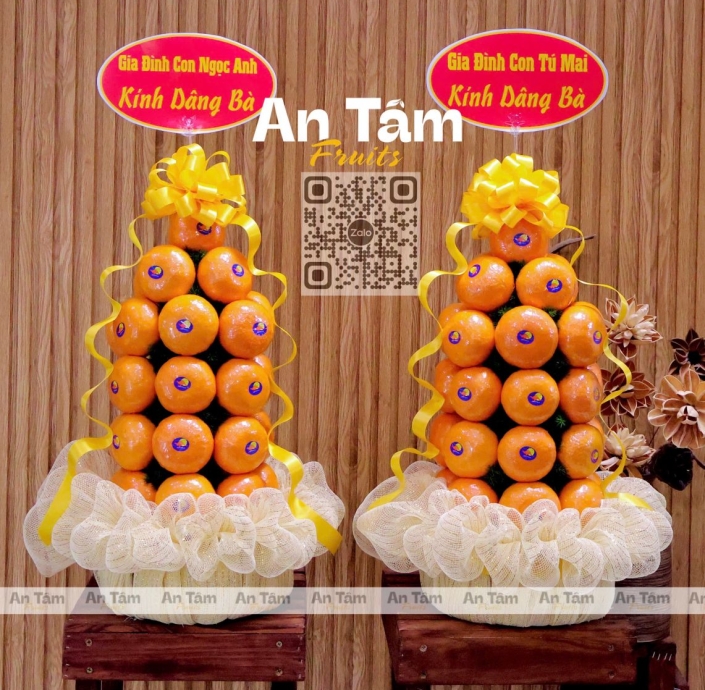 THÁP QUÝT ÚC FULL 4 MẶT 