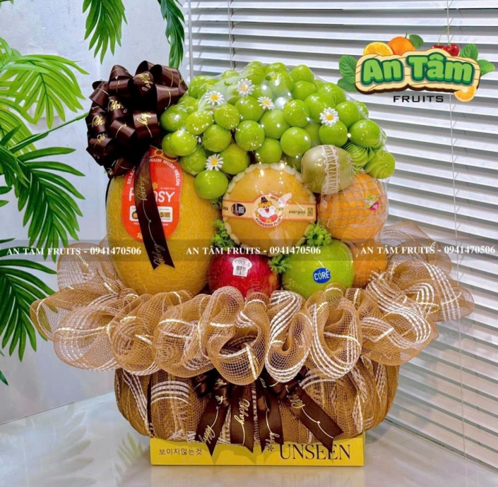 GIỎ TRÁI CÂY DÂNG HƯƠNG KÍNH GIỖ TO NẶNG