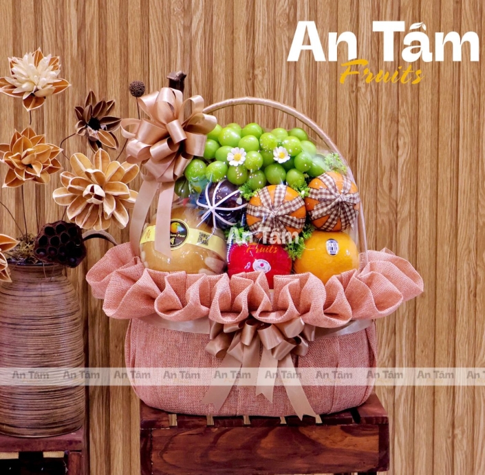 GIỎ TRÁI CÂY CHÚC MỪNG SINH NHẬT SANG TRỌNG 