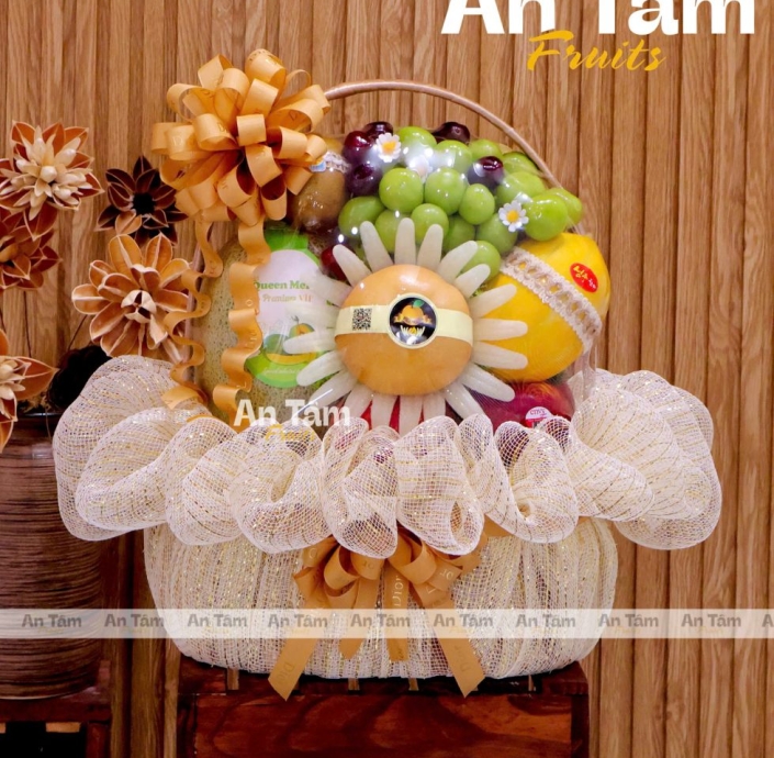 GIỎ TRÁI CÂY DÂNG HƯƠNG KÍNH LỄ SANG TRỌNG