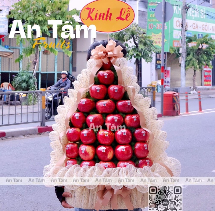 GIỎ TRÁI CÂY TÁO ENVY NEWZEALAND 1 MẶT TRÁI