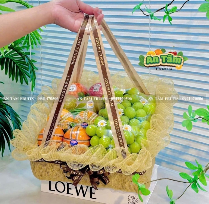 KHAY TRÁI CÂY TONE NÂU CHO MỌI DỊP