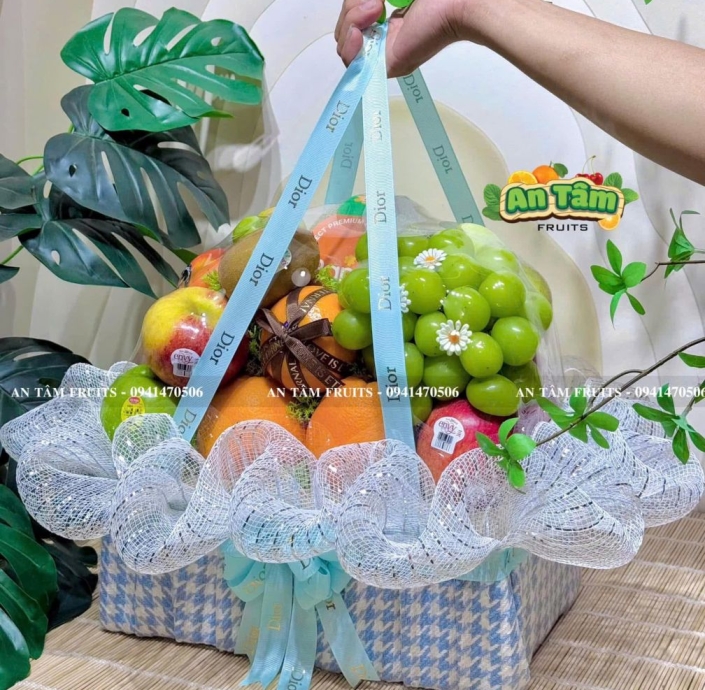KHAY XÁCH TRÁI CÂY SIÊU NẶNG CẢM ƠN BÁC SĨ